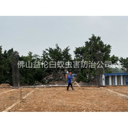 芦苞新建地基预防白蚁工程